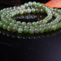 108 Polar Jade Beaded Necklace #2589