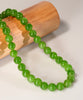 10mm Polar Jade Beaded Necklace #2963