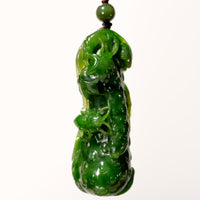Endless Gourd Jade Palm Piece #2998