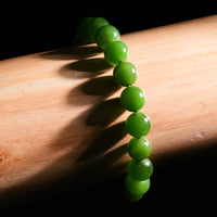 8mm Polar Jade Beaded Bracelet #2572