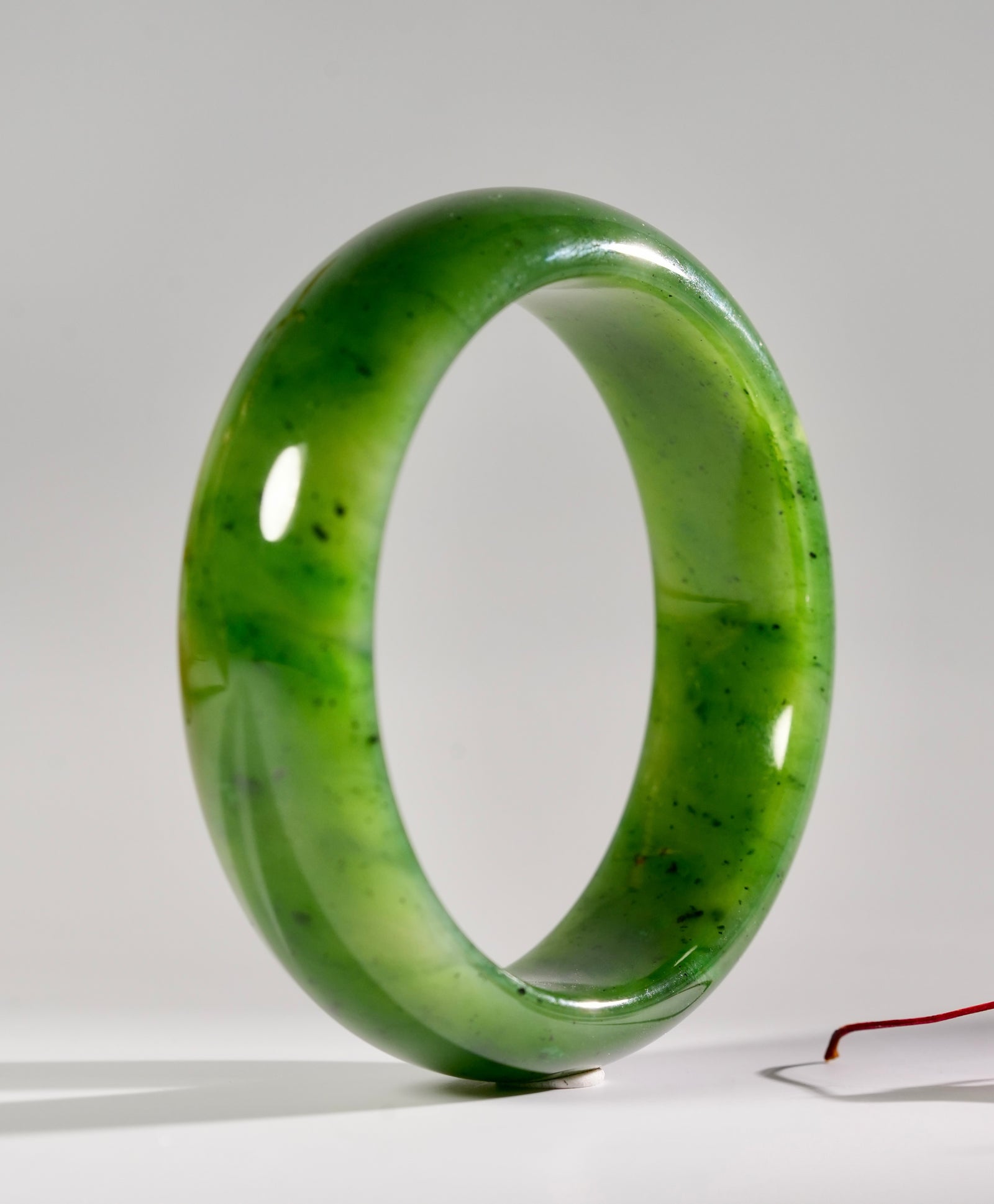 A Polar Jade Bangle 53mm #2655