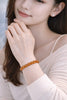 Siberian Brown Jade Honey Jade Beaded Bracelet 10mm Natural Jade #2769
