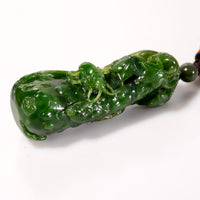 Endless Gourd Jade Palm Piece #2998
