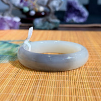 White Jade Bangle 60mm #853