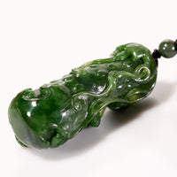 Endless Gourd Jade Palm Piece #2998