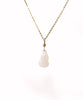 14K Hetian Jade Gourd Pendant #1087