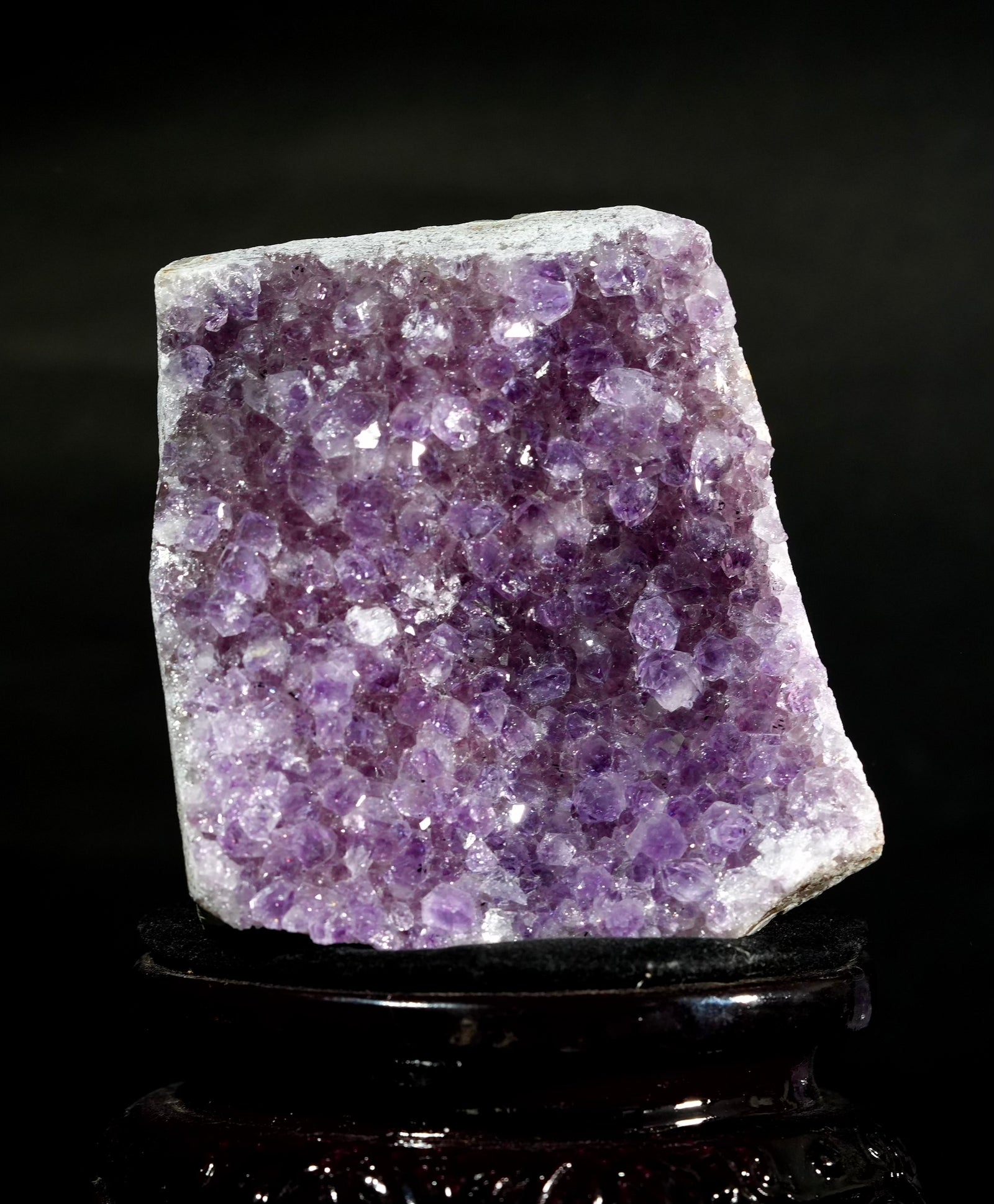 Amethyst Cluster Stone Base Cut (1.36 LB) #3036