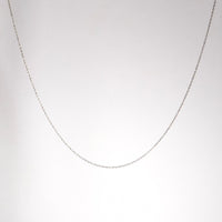 10K White Gold 18" Anchor Chain #1