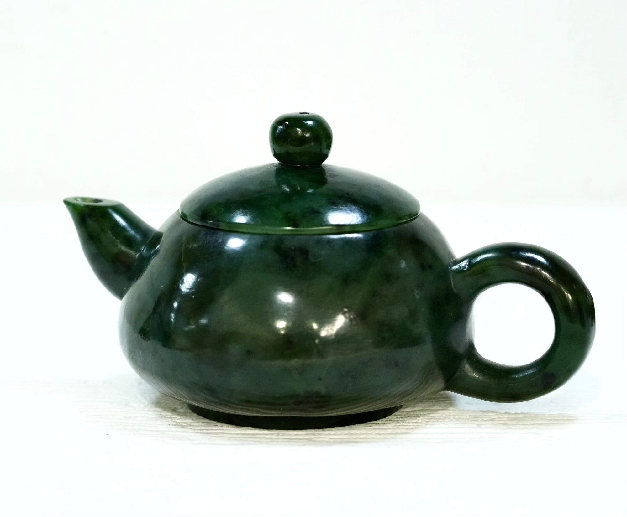 Lady of Grace Jade Teapot #2987