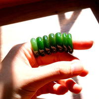 Siberian Jade Band Ring #3071