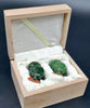 Canadian Polar Bear With Fish Lucky Bear Natural Jade 1.5 Inch #2230