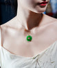 18k Siberian Jade Round Pendant #1667