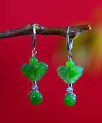 Jade Butterfly Earrings #2524