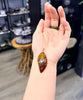 Canadian Ammolite Pendant AA+ Grade 14K Gold Flame Pendant Freeform Natural Stone 50mm #272