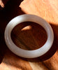 White Jade Bangle 55mm #877