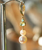 14k Gourd Pearl Earrings #1652-1