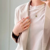 14K Hetian Jade Gourd Pendant #1084