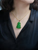 18k Siberian Jade Guanyin Pendant#2033