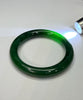 Siberian Jade Round Bangle Natural Jade Bracelet 57mm #1424