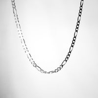 26" Figaro 925 Sterling Silver Chain #1