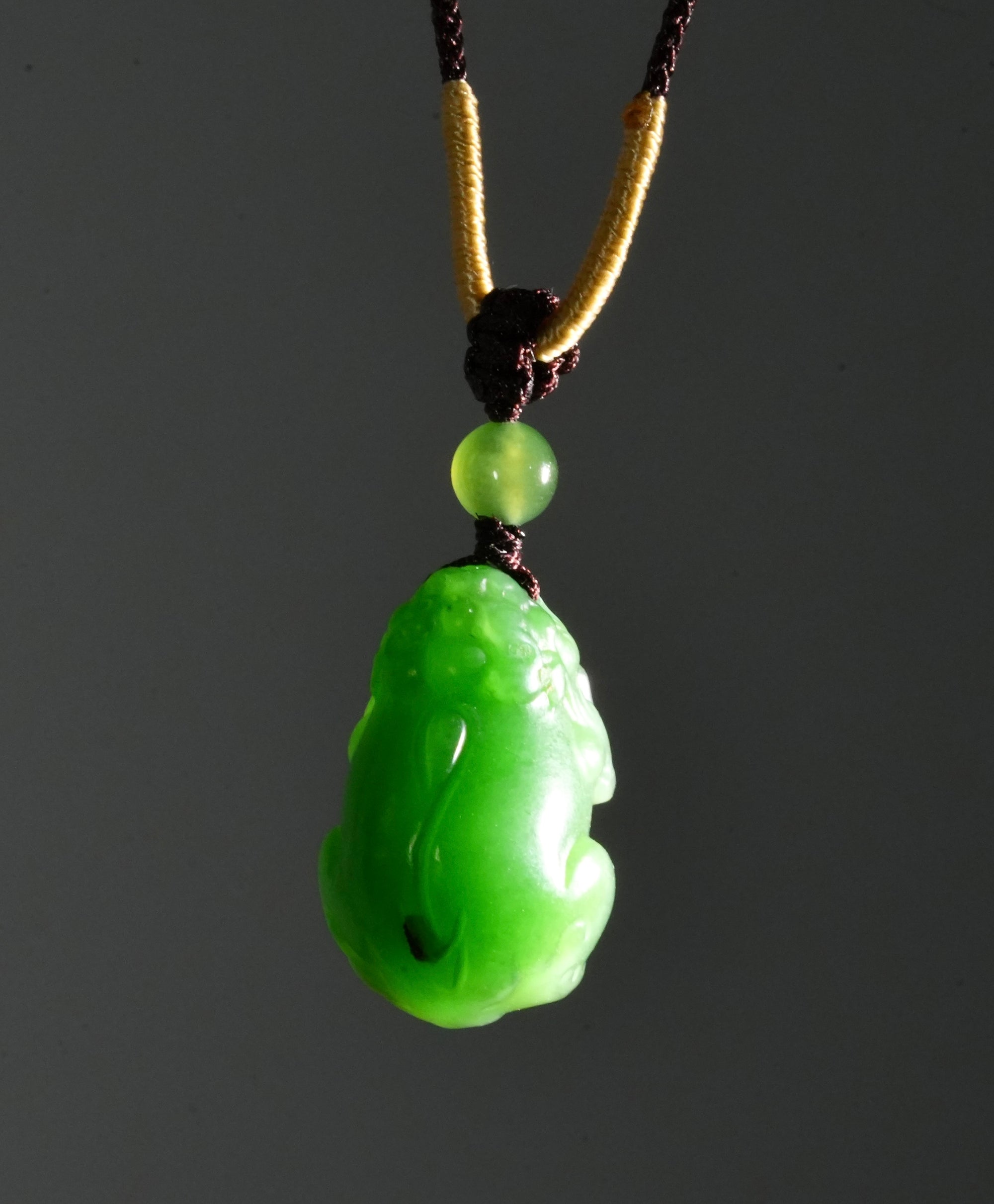 Siberian Jade Pixiu Pendant #2906