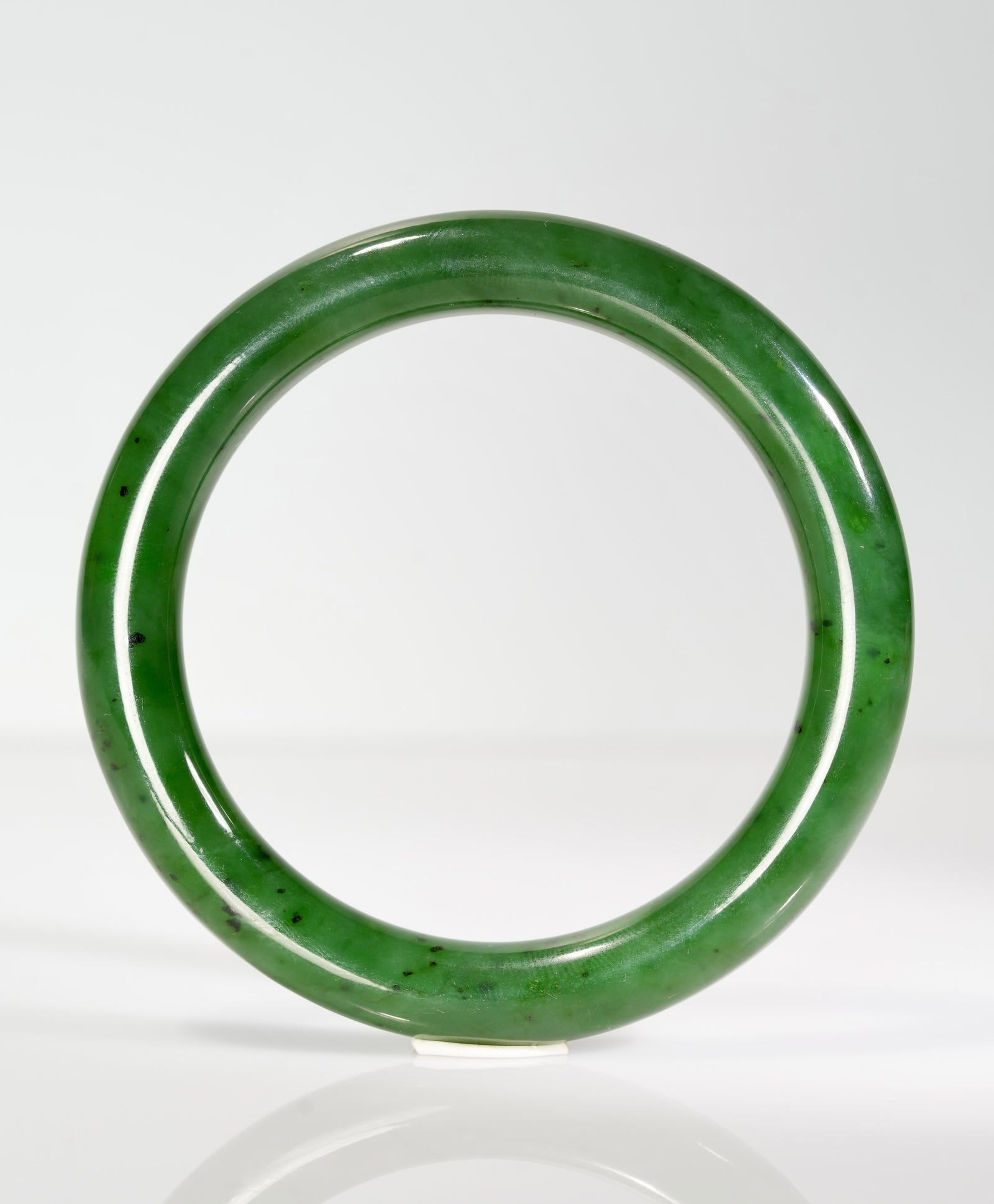 Siberian Jade Round Bangle 52.5mm #2860