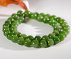 10mm Siberian Jade Beaded Necklace #2531