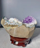 Amethyst Treasure Bowl Natural Geode(4.26 LB) #3095