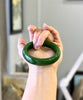 Canadian Polar Jade Bangle Natural Jade Bracelet AAA Grade 55.5mm #1369