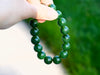 12mm Canadian Jade Beaded Bracelet #3078