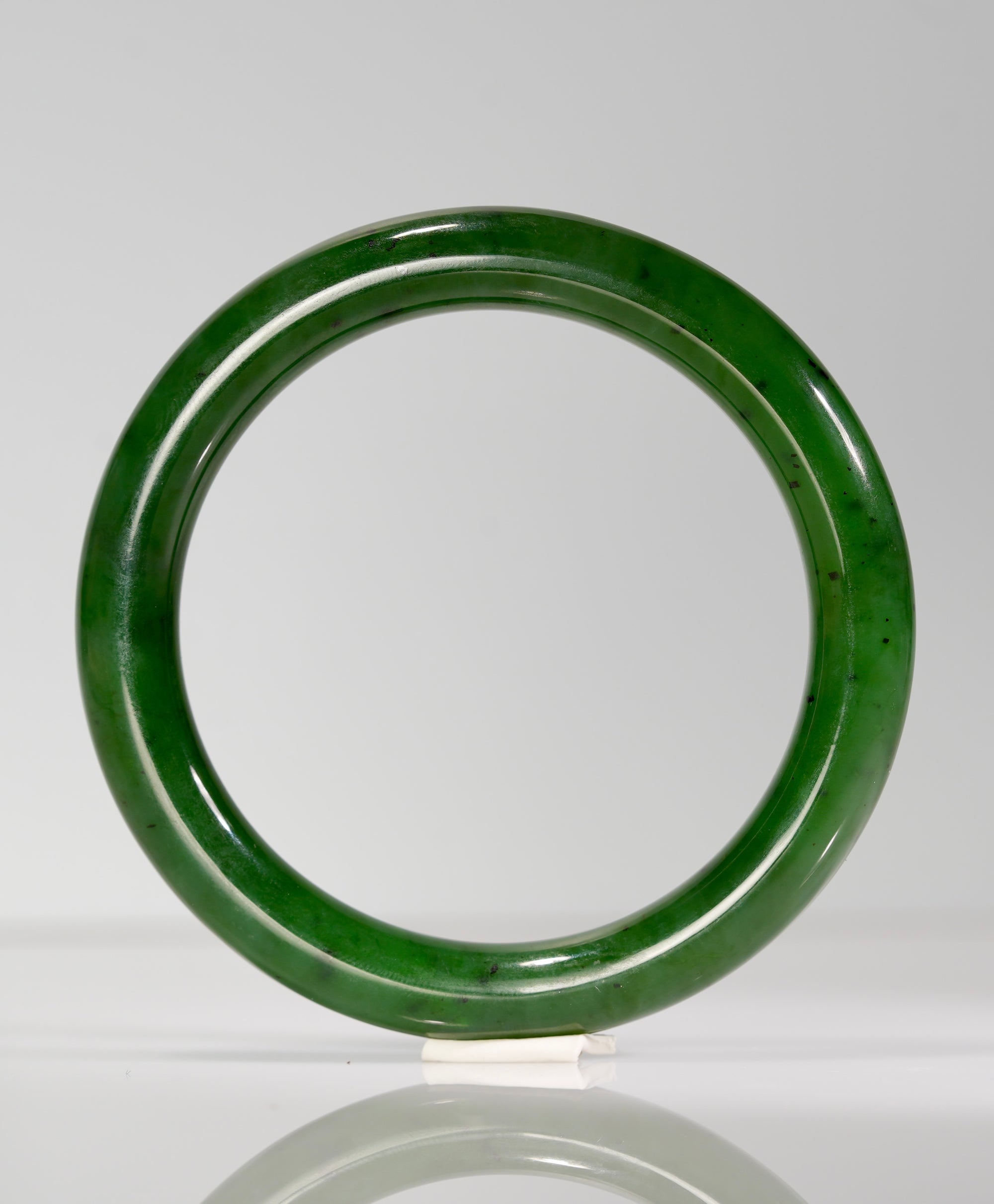 Siberian Jade Round Bangle 53mm #2862