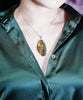 Freeform Ammolite Pendant #1981