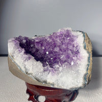 Amethyst Treasure Bowl Natural Geode(4.26 LB) #3095