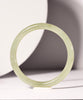 Hetian Jade Round Bangle Natural Jade Bracelet 53mm #1346