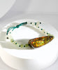 Double-Side Ammolite Hetian Jade Bracelet #1313