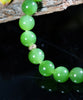 14k 8.5 mm Polar Jade Beaded Bracelet #2573