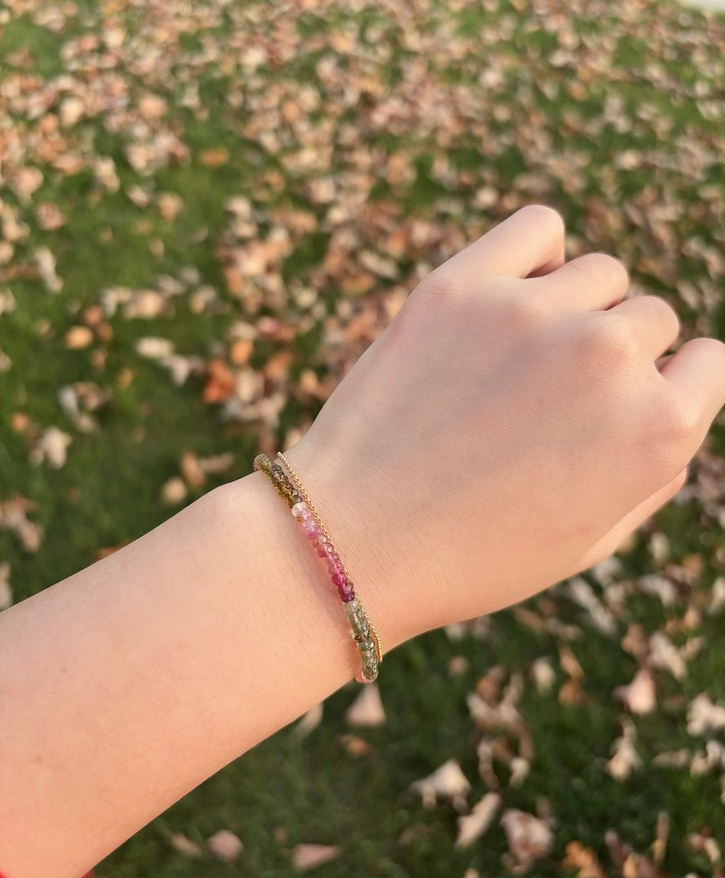 7" Candy Love Tourmaline Bracelet #2675