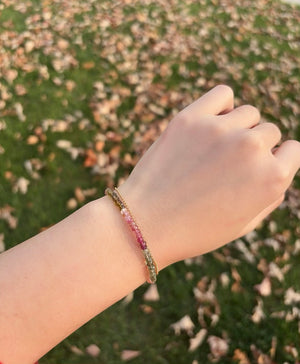 7" Candy Love Tourmaline Bracelet #2675