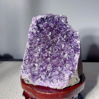 Amethyst Cluster Stone Base Cut (2.13 LB) #2511