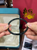 Dark Green Jade Bangle 5mm #1559
