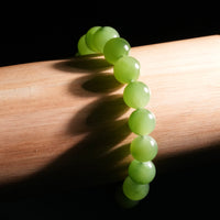 9.5mm Siberiana Jade Beaded Bracelet #2763-2