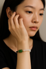 Siberian Jade Fortune Bead Bracelet #1271