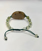 Canadian Ammolite Bracelet Hetian Jade Bracelet Natural Stone #1208