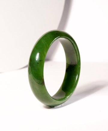 Canadian Jade Bangle Natural Jade Bracelet A Grade 58mm #1039