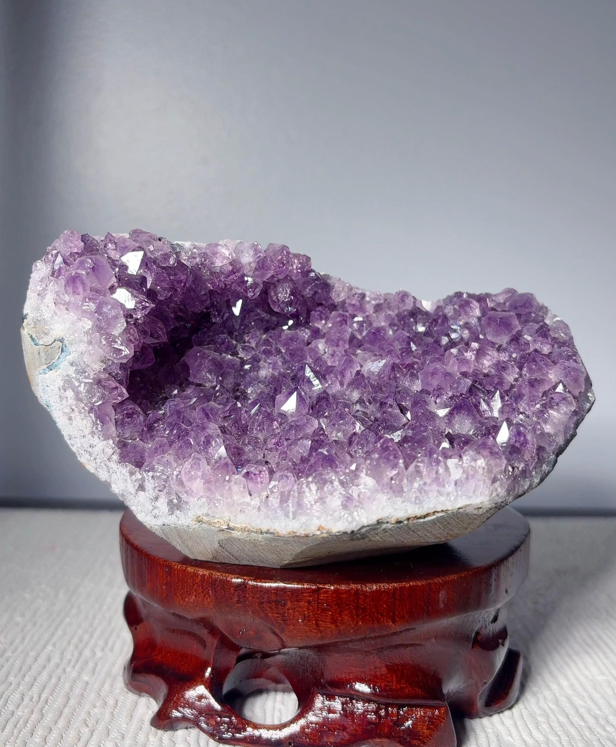 Amethyst Geode Base Cut (1.61 LB) #3089