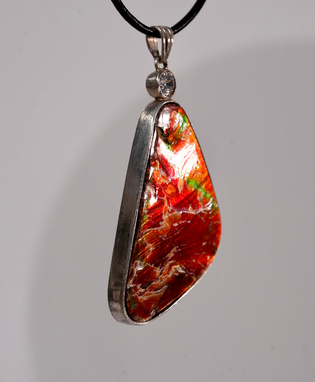 Ammolite Pendant #3084
