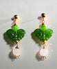 Jade Butterfly Earrings #2524-1