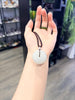 Siberian White Jade Donut Pendant AAA+ Grade Ping An Kou PI Harmony Peace Buckle Natural Jade 31mm #1515