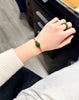 Polar Jade Bracelet Red Cord Eternal Fortune Natural Jade #2905-2