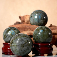 Iridescence Labradorite Polished Decorative & Healing Ball